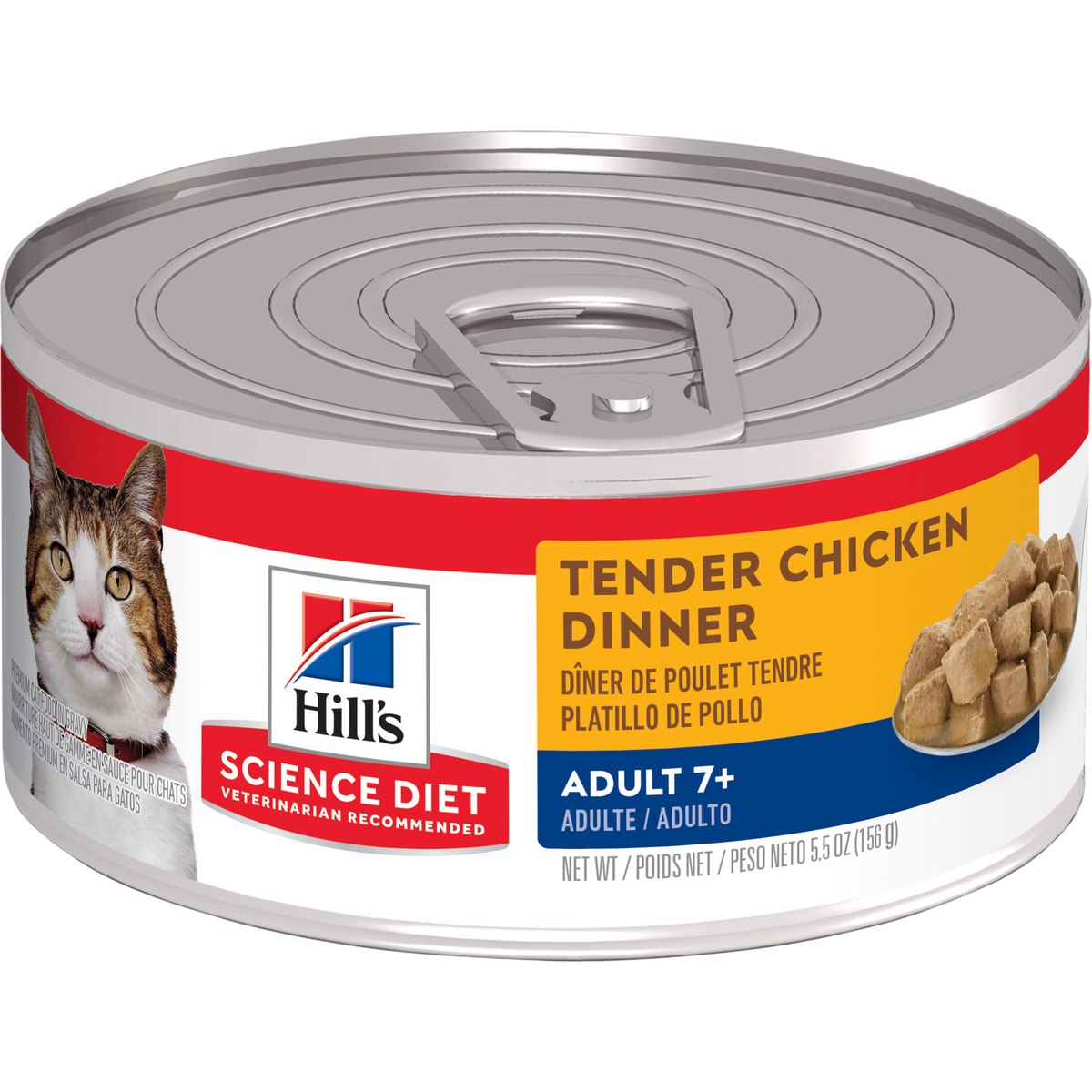 Sénior 7+ souper de poulet tendre - nourriture humide pour chat