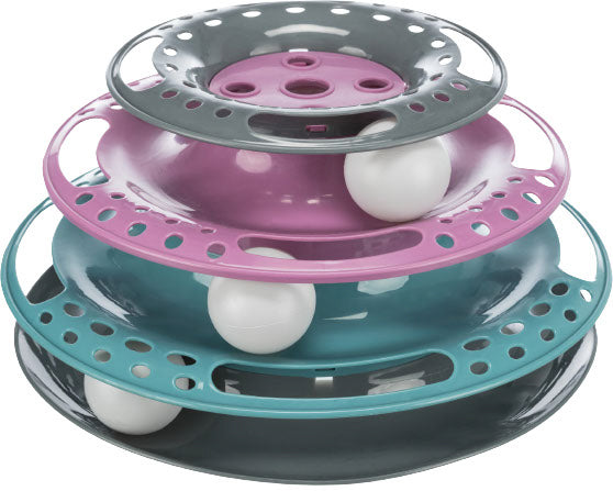 Tour de jeu en plastique avec balles 25 x 13 cm