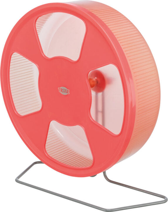 Roue d'exercice en plastique 28 cm couleurs assorties