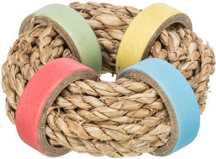 Anneau en algues et carton pour petits animaux 8 cm