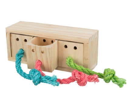 Jouet stratégique Cube Snack pour rongeurs 15 x 5,5 x 6 cm