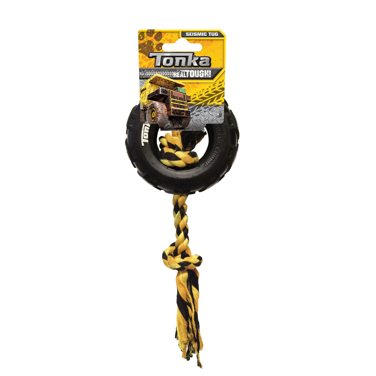 Corde à tirer Tonka avec pneu, petite, diam. 9,5 cm