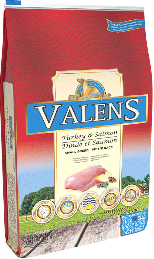 Nourriture sèche pour chien petite race dinde et saumon 3 kg
