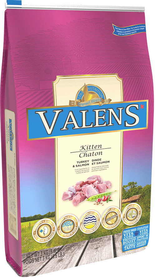 Nourriture sèche pour chaton dinde et saumon 3 kg