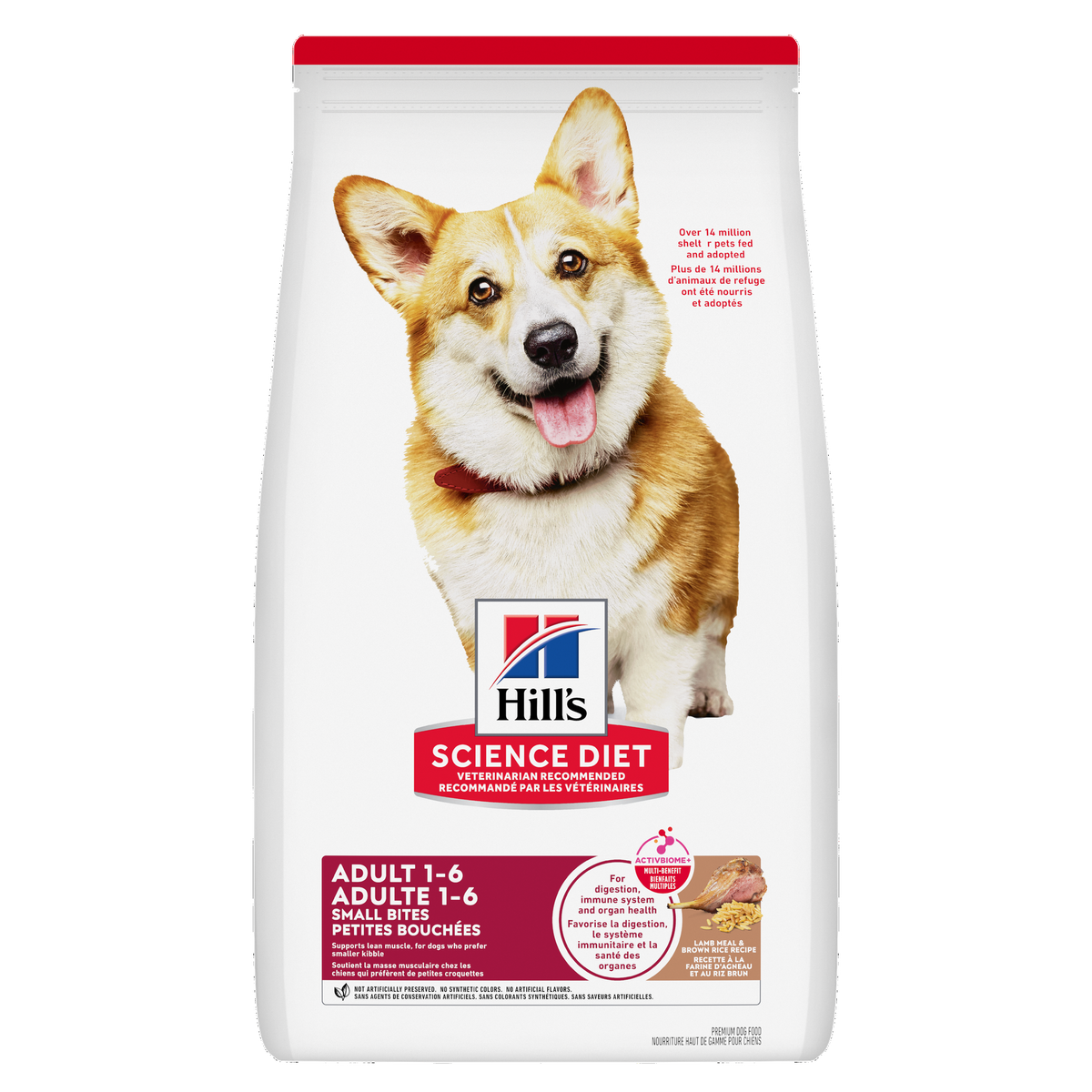 Adulte petites bouchées agneau et riz - nourriture sèche pour chien 7,03 kg