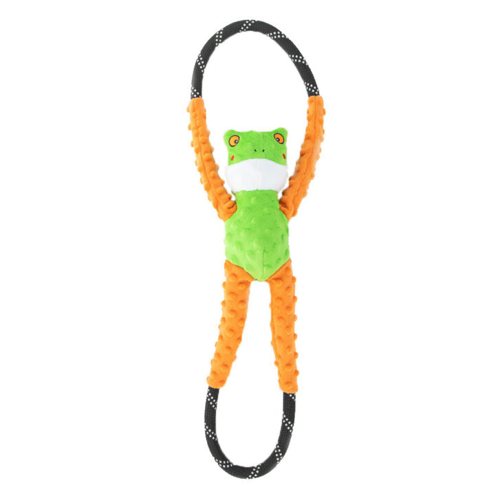 Jouet en corde avec peluche RopeTugz