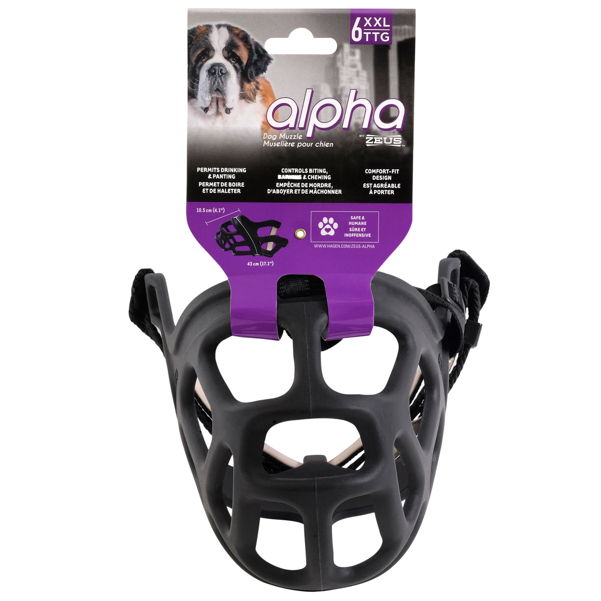 Muselière Alpha pour chien
