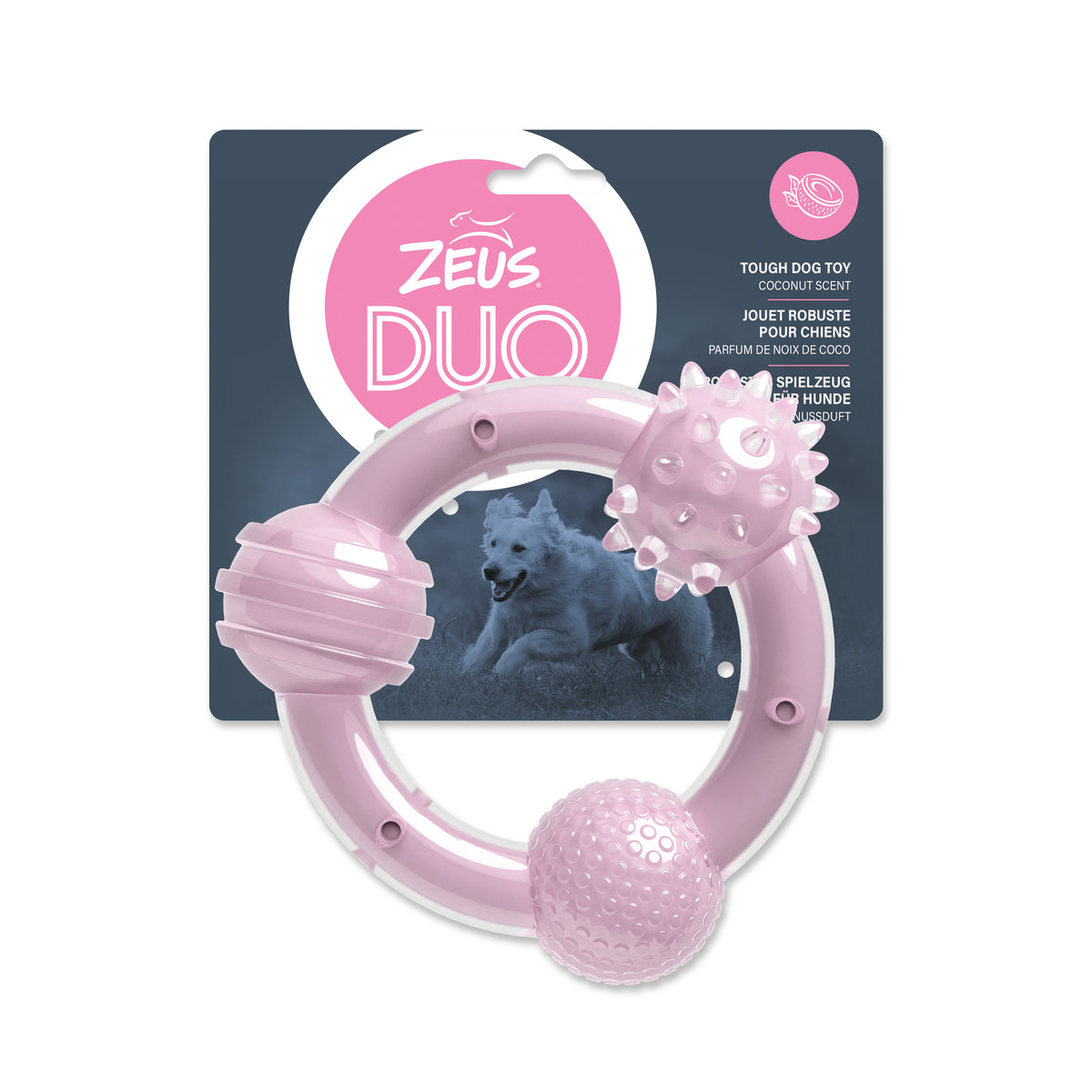 Anneau Duo, parfum de noix de coco, lilas, diam. 15 cm