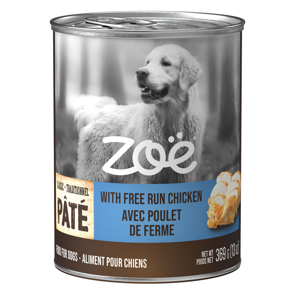 Pâté au poulet de ferme pour chien 369 g