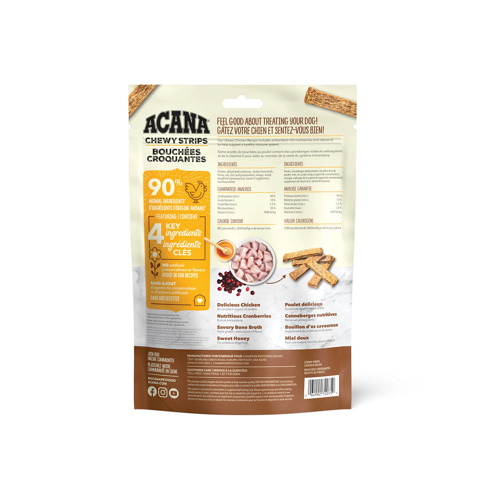 Bouchées tendres au poulet - gâteries pour chien 113 g