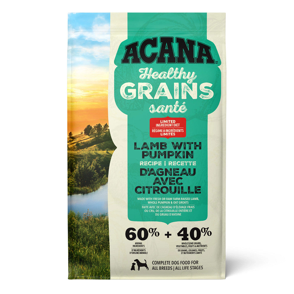 Grains santé agneau avec citrouille - nourriture sèche pour chien