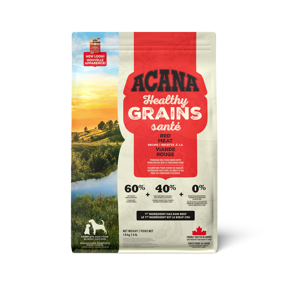 Grains santé viande rouge - nourriture sèche pour chien