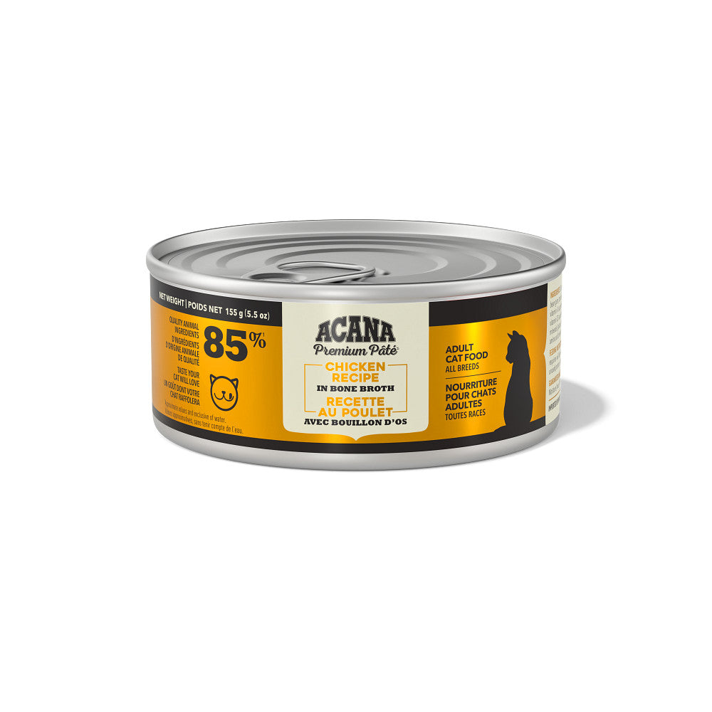 Pâté premium au poulet et thon en bouillon d'os pour chaton - nourriture humide pour chat