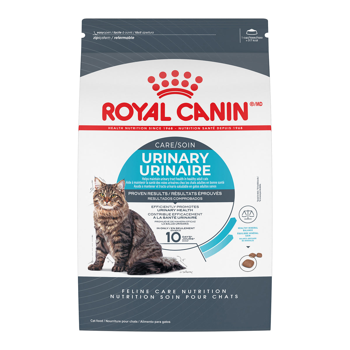 Soin urinaire - nourriture sèche pour chat