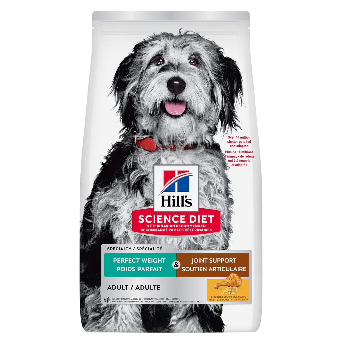 Poids parfait et soutien articulaire adulte poulet - nourriture sèche pour chien