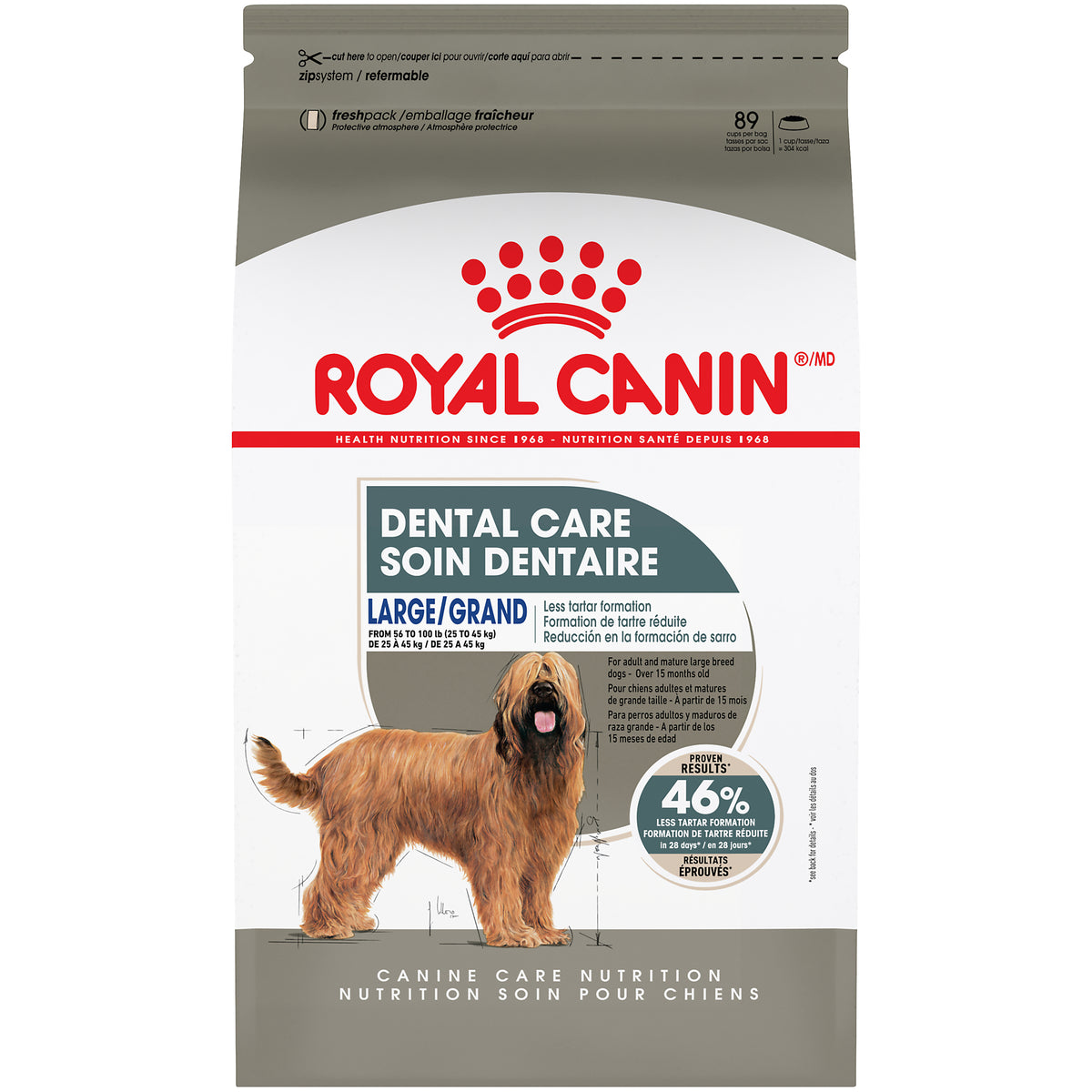 Nourriture Grand soin dentaire pour chien 13,6 kg