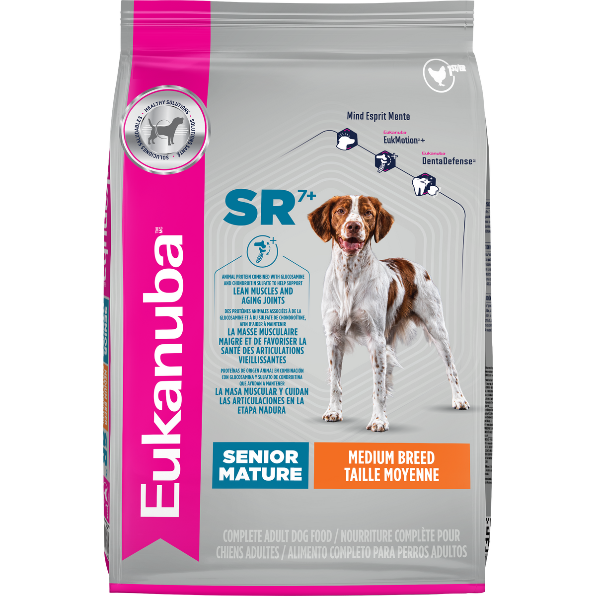 Moyenne race sénior - nourriture sèche pour chien 15 kg