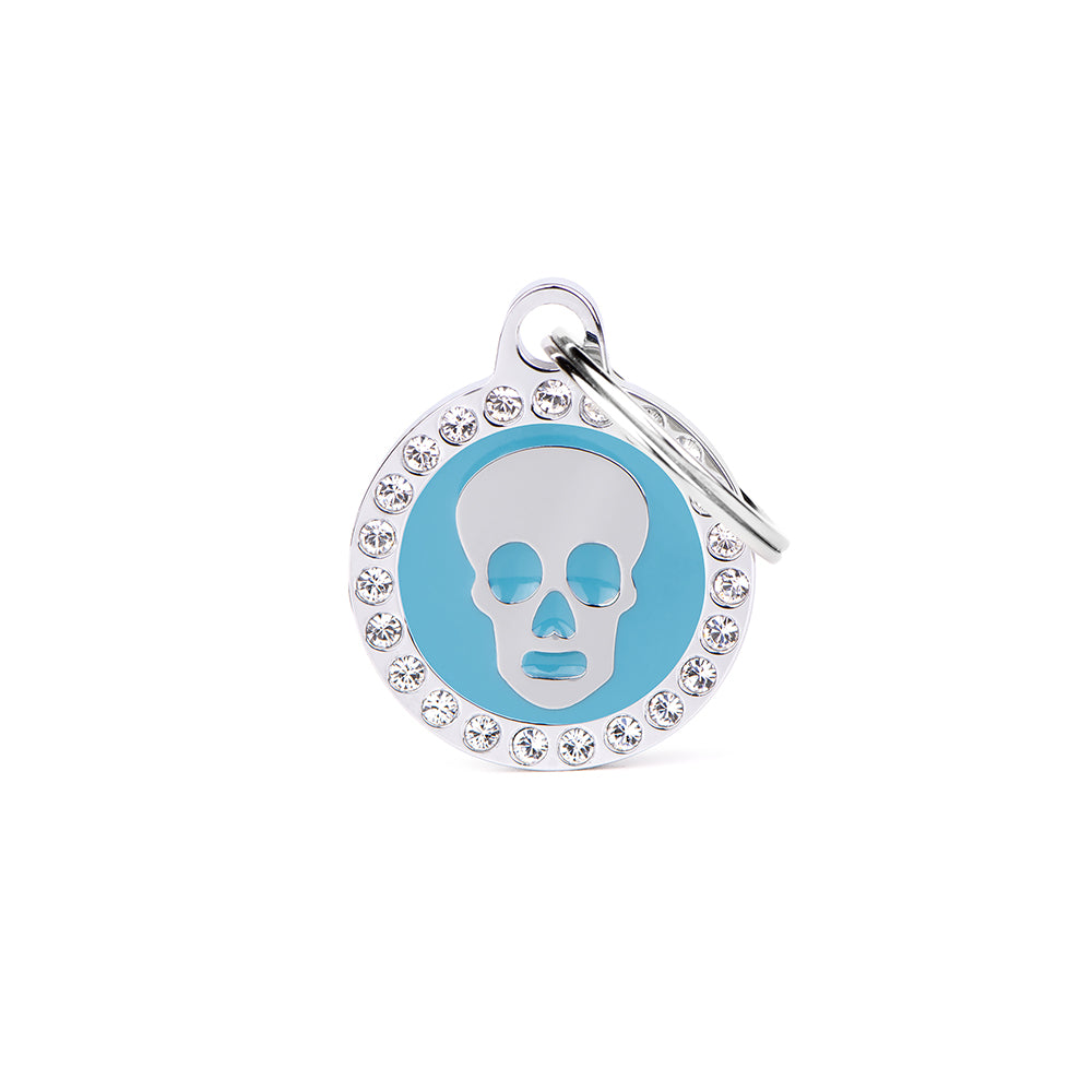 Médaille cercle crâne Glam - MyFamily