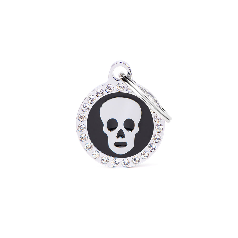 Médaille cercle crâne Glam - MyFamily