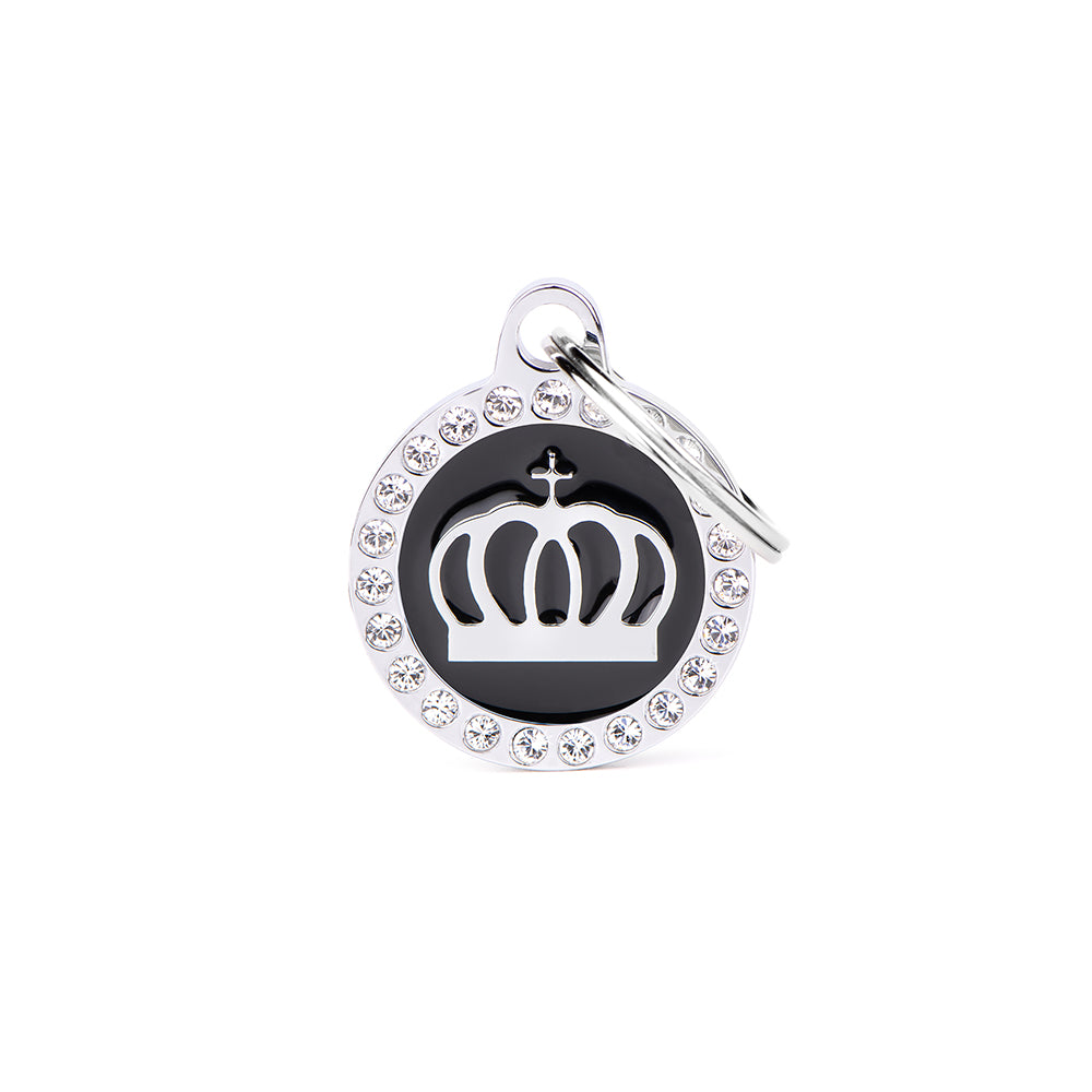 Médaille cercle couronne Glam - MyFamily