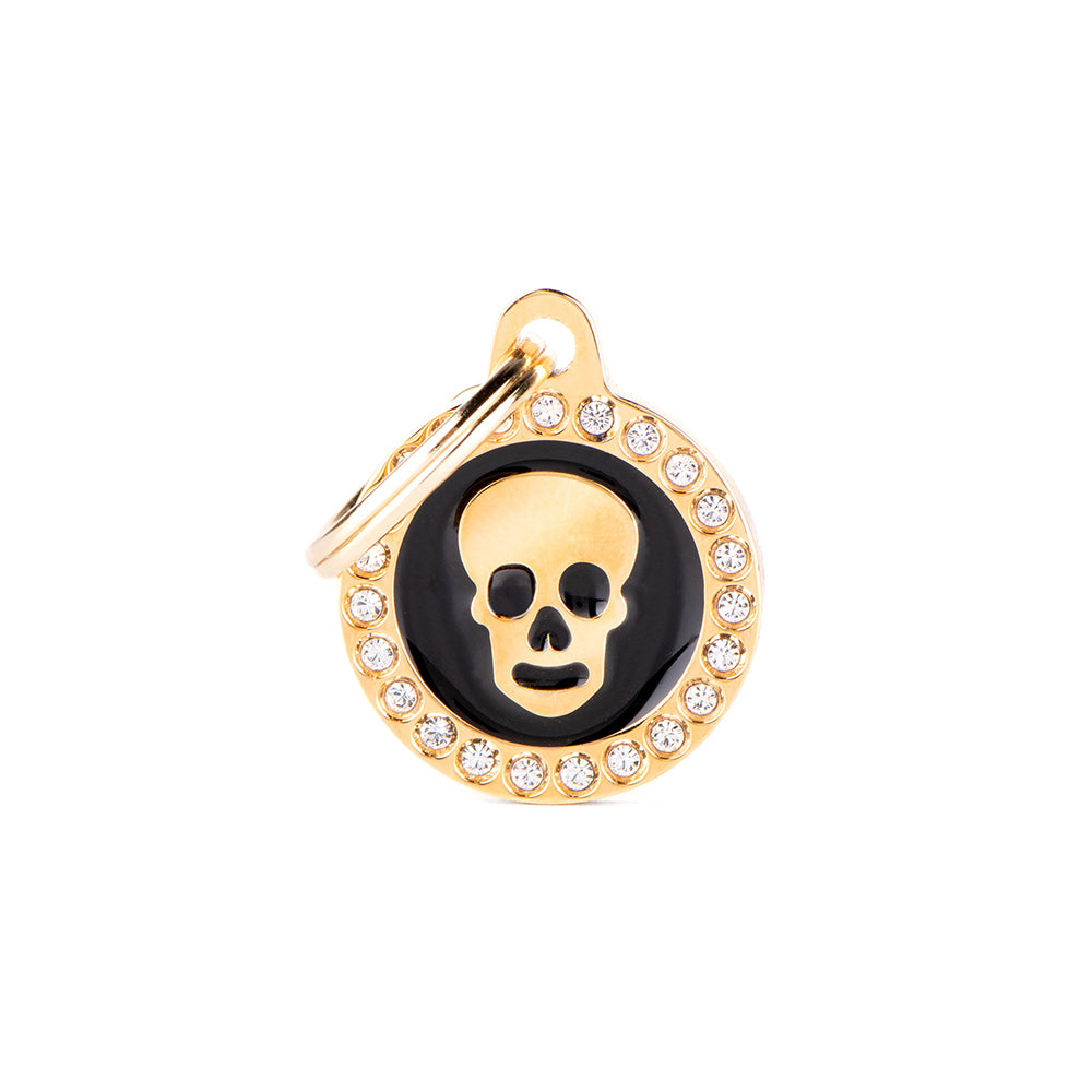 Médaille cercle crâne Glam - MyFamily