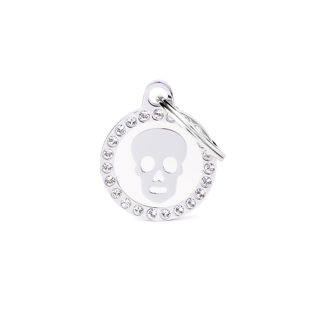 Médaille cercle crâne Glam - MyFamily