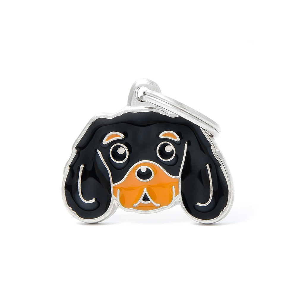 Médaille Cavalier King noir et feu