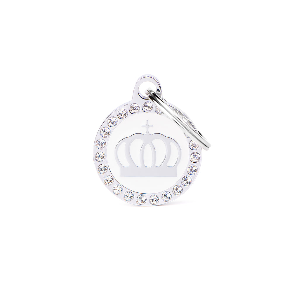 Médaille cercle couronne Glam - MyFamily