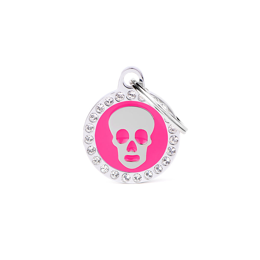 Médaille cercle crâne Glam - MyFamily