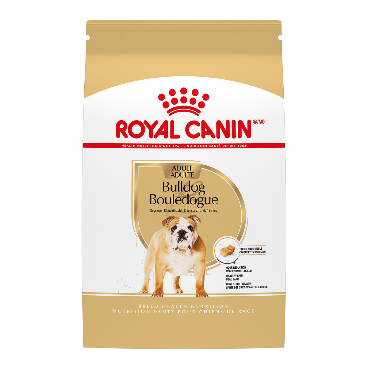Bouledogue adulte - nourriture sèche pour chien 13,6 kg