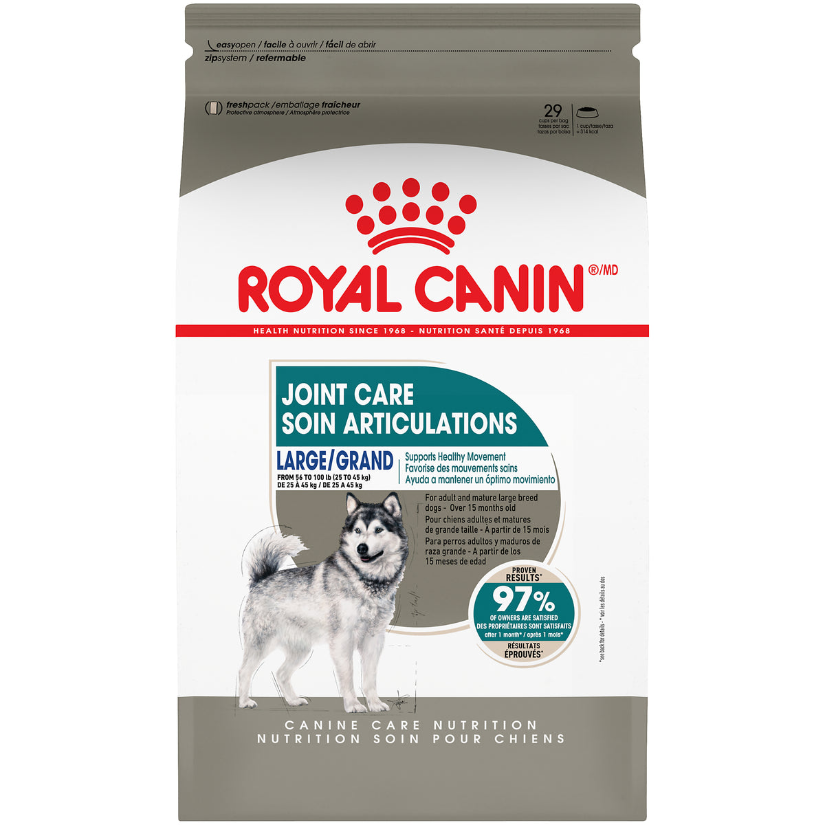 Grand soin articulations - nourriture sèche pour chien 13,6 kg