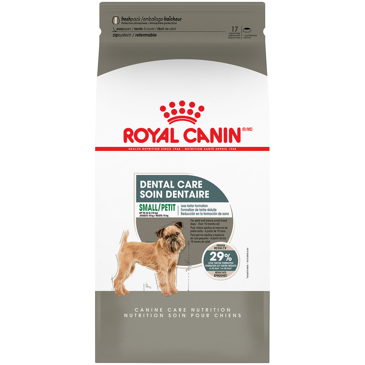 Petit soin dentaire - nourriture sèche pour chien