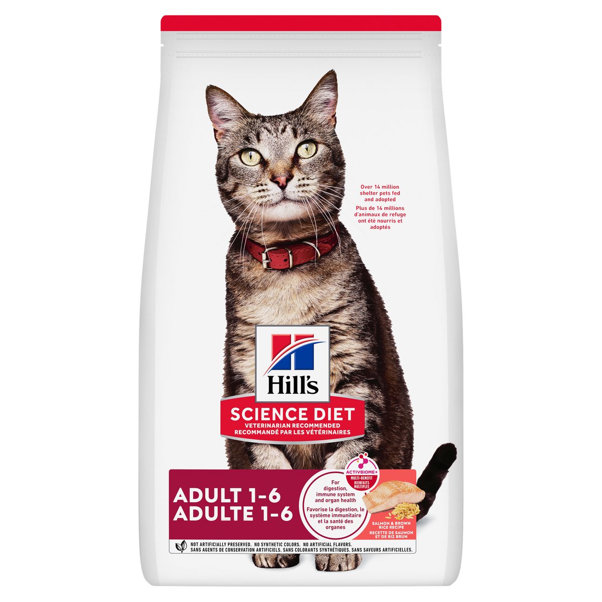 Adulte saumon et riz - nourriture sèche pour chat
