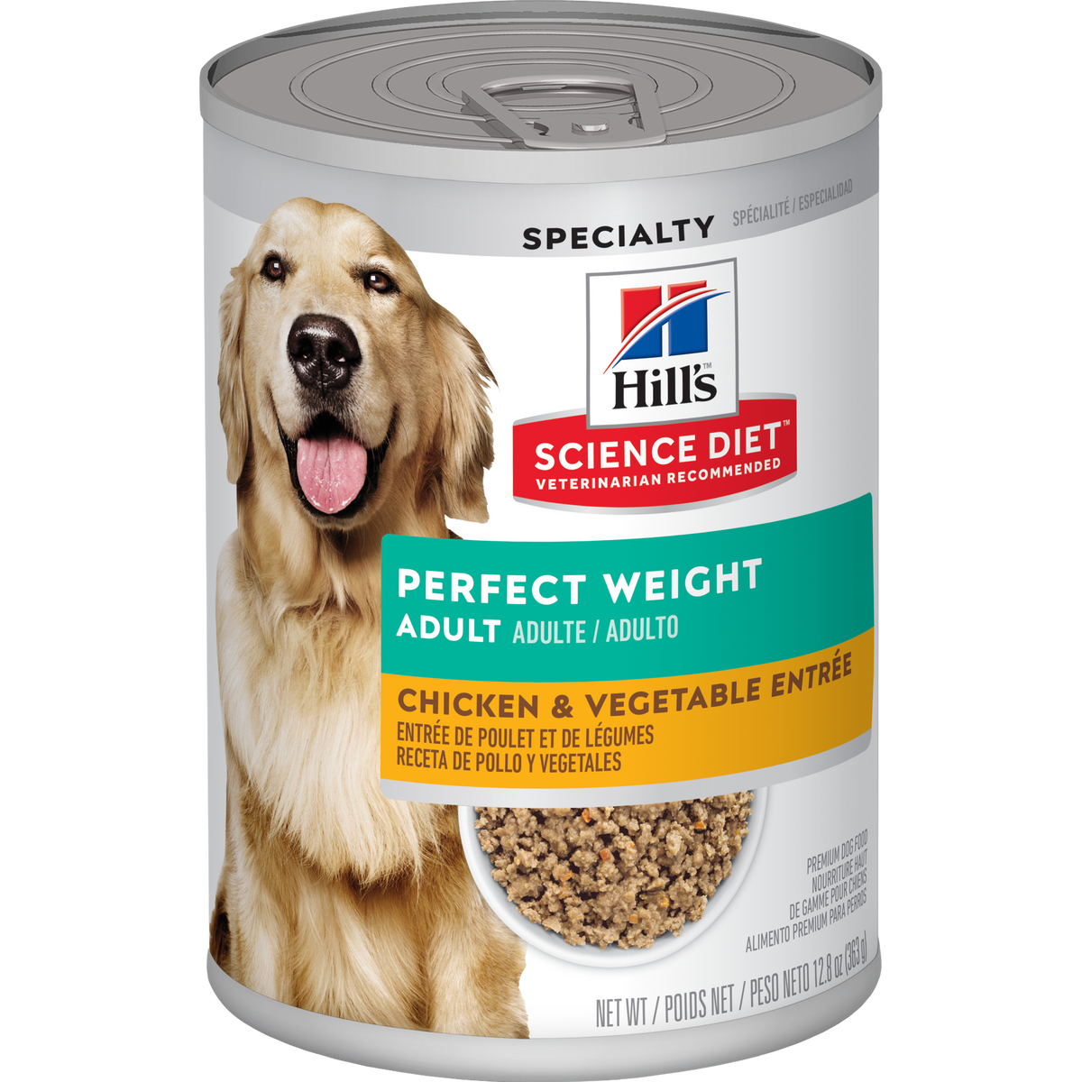 Poids parfait adulte entrée de poulet - nourriture humide pour chien 363 g