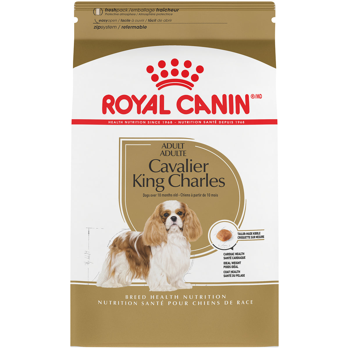 Cavalier King Charles adulte - nourriture sèche pour chien 4,5 kg