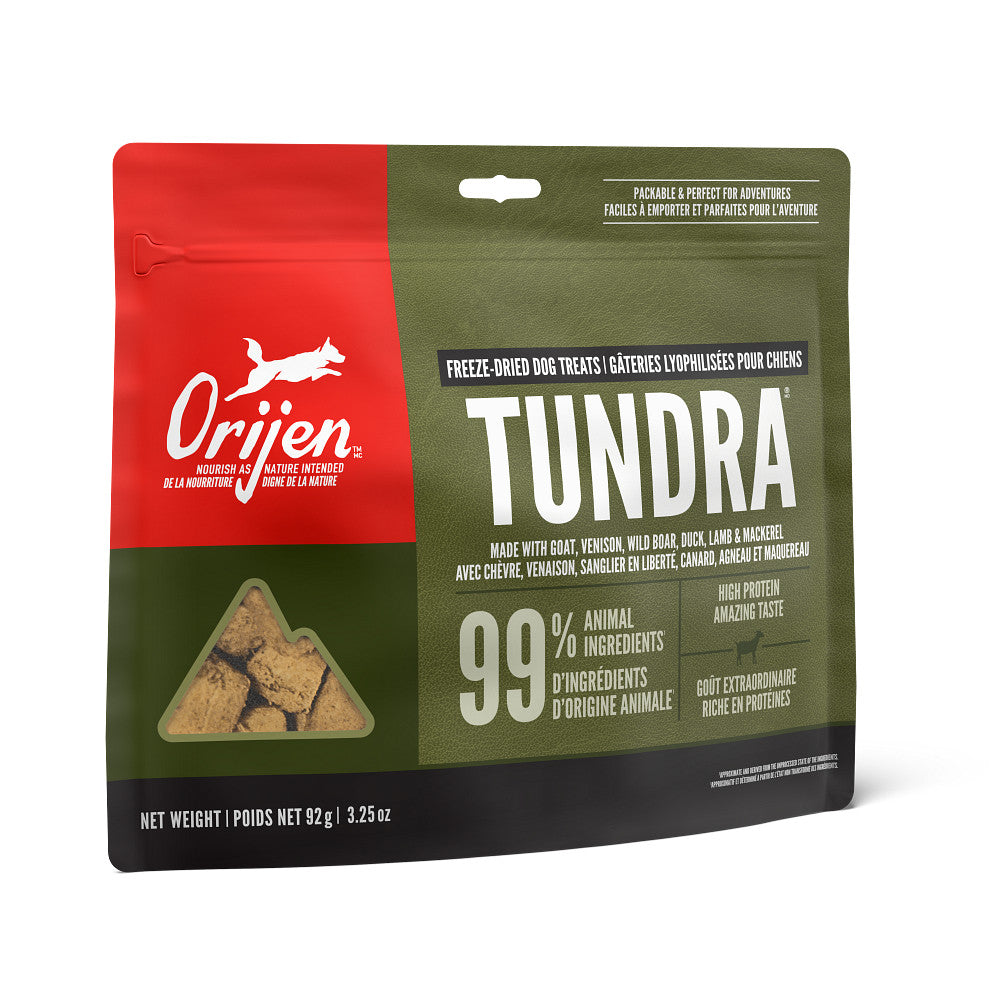 Gâteries lyophilisées Tundra - gâteries pour chien 92 g