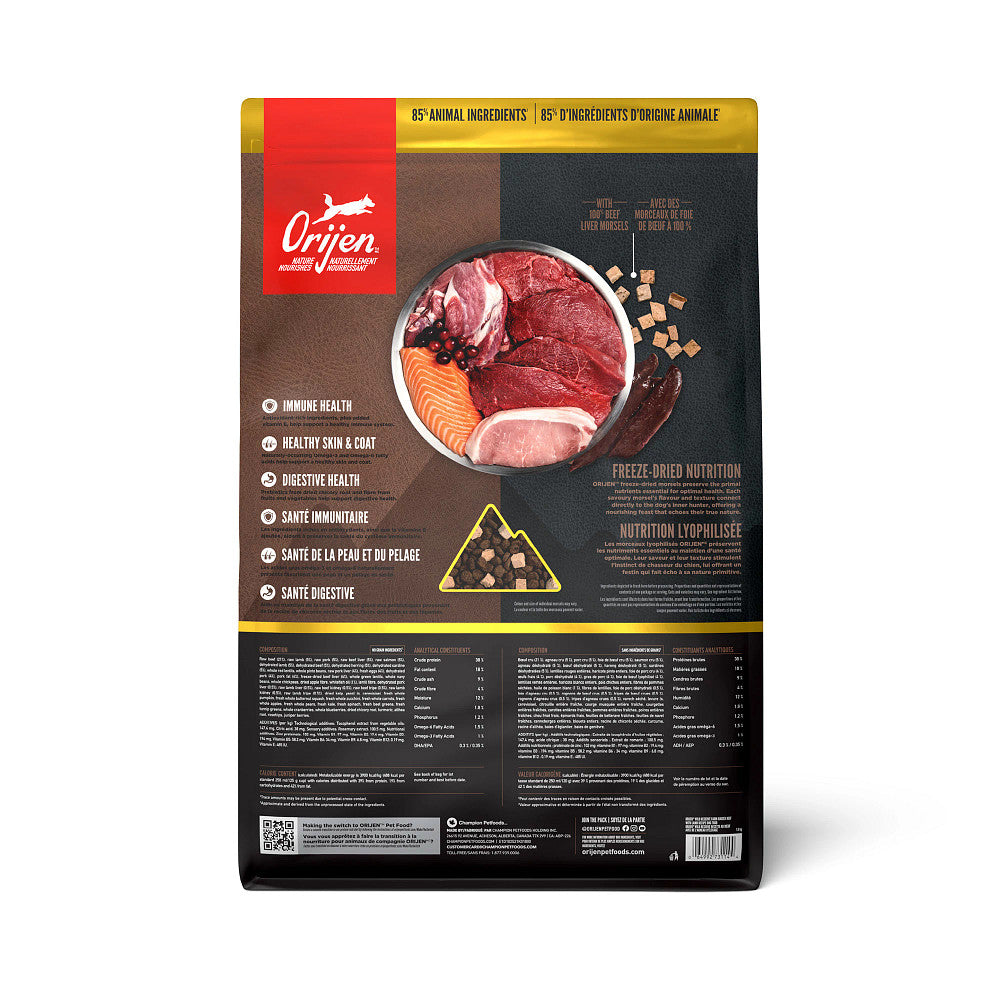 Wild Reserve bœuf et agneau d'élevage - nourriture sèche pour chien