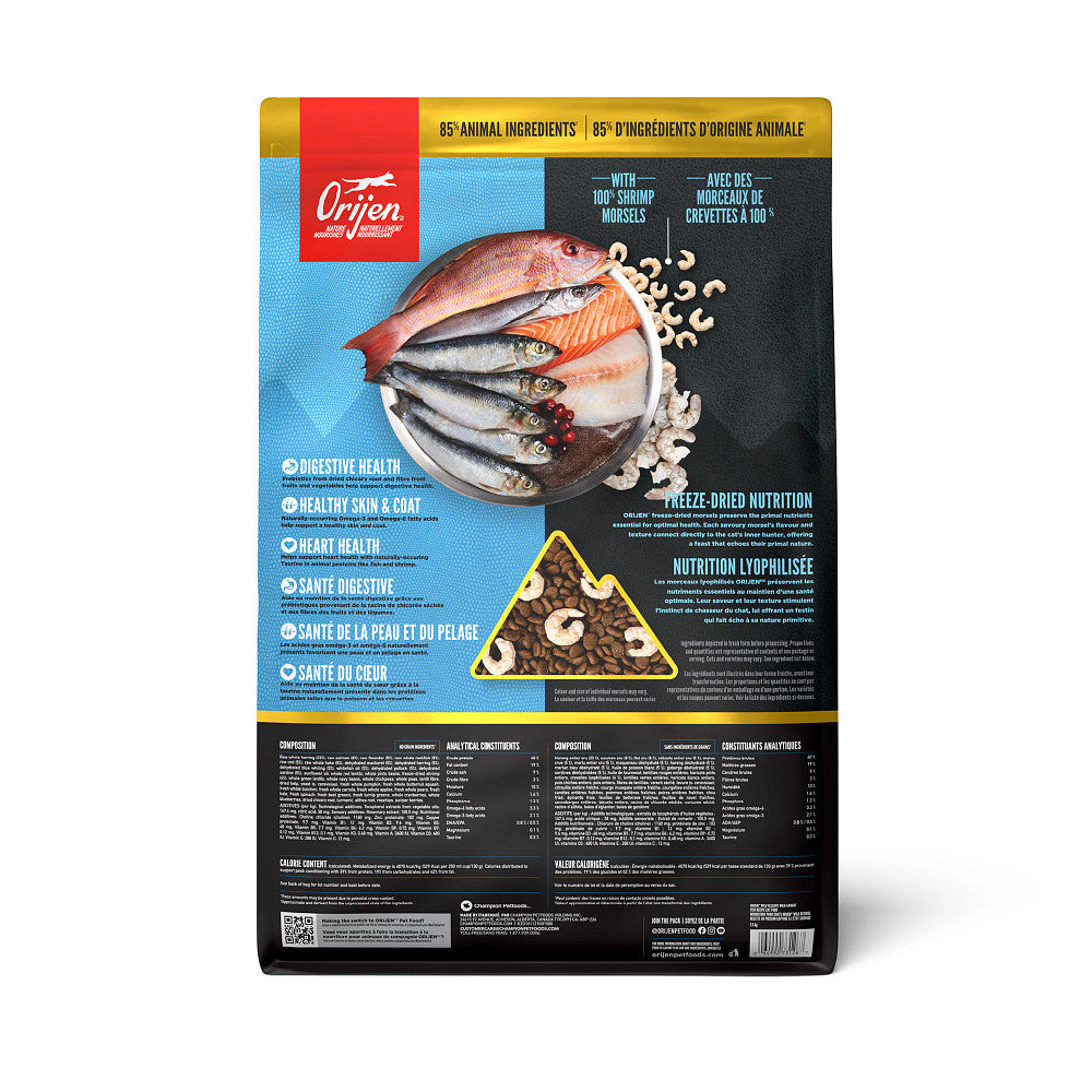 Nourriture Wild Reserve au poisson capturé à l'état sauvage pour chat - Orijen