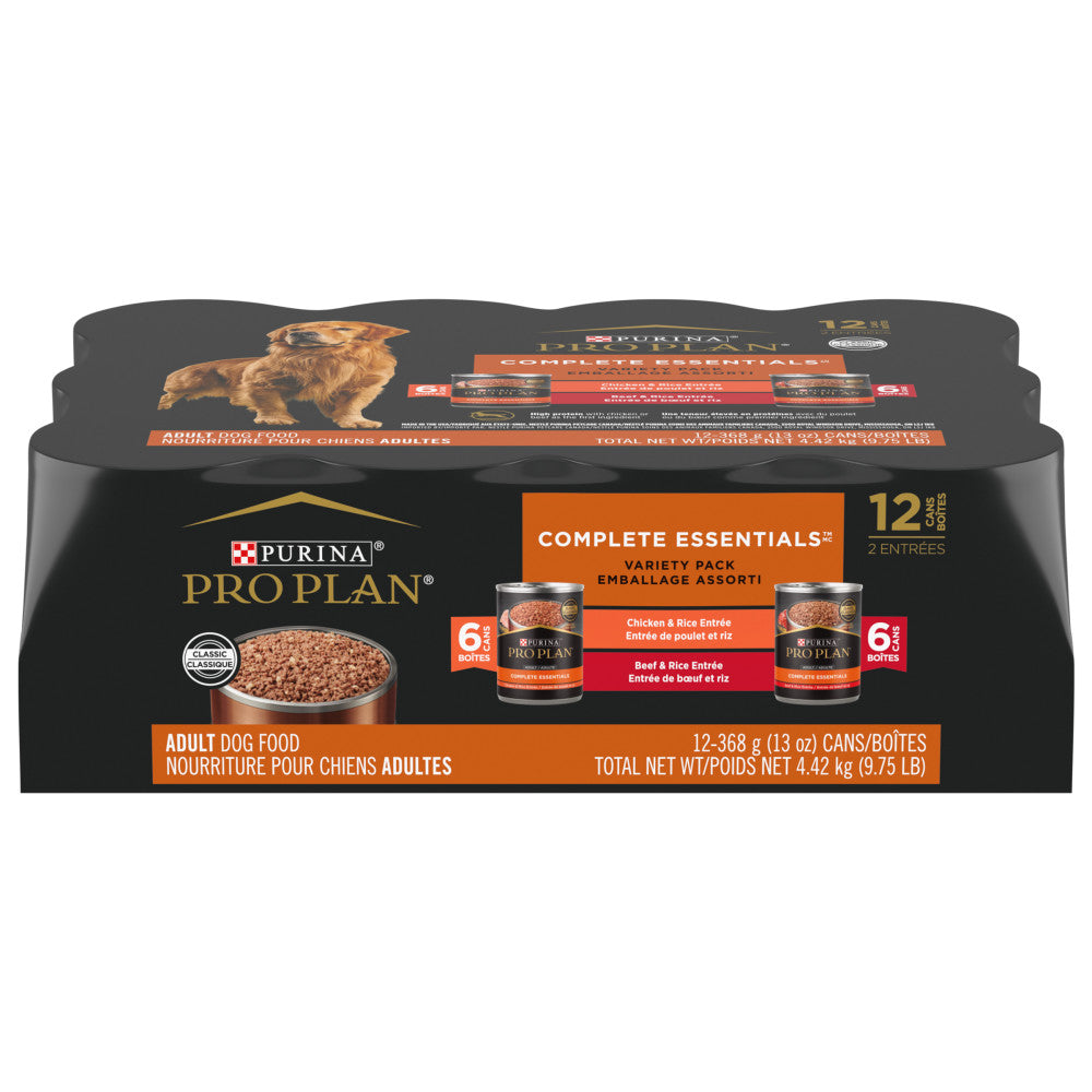 Pack variété nourriture humide classique pour chien
