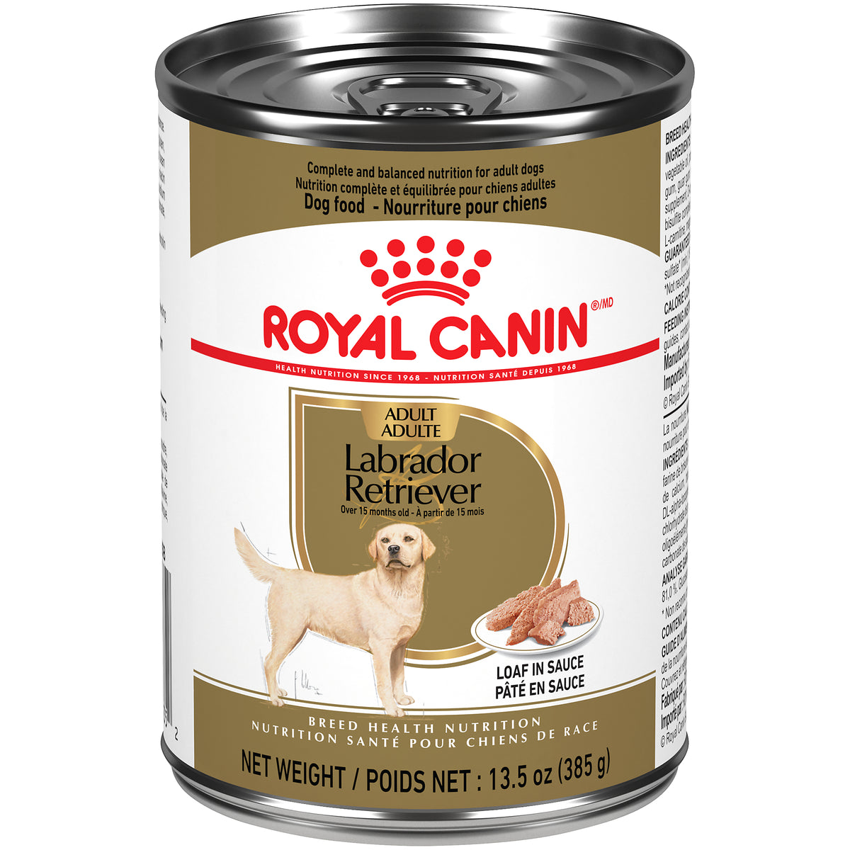 Labrador Retriever pâté en sauce - nourriture humide pour chien 385 g