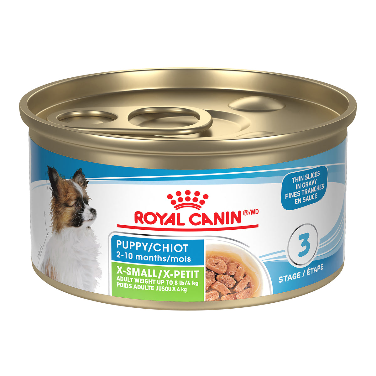Fines tranches en sauce X-Petit pour chiot 85 g