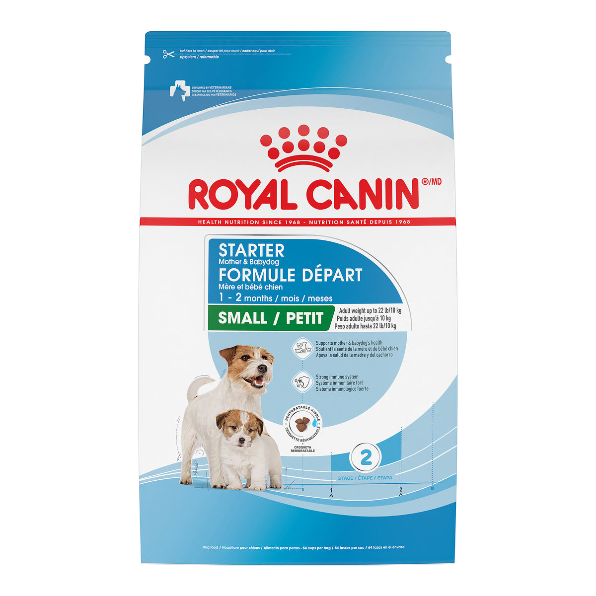 Petit mère et bébé chien 1,1 kg - nourriture sèche pour chien