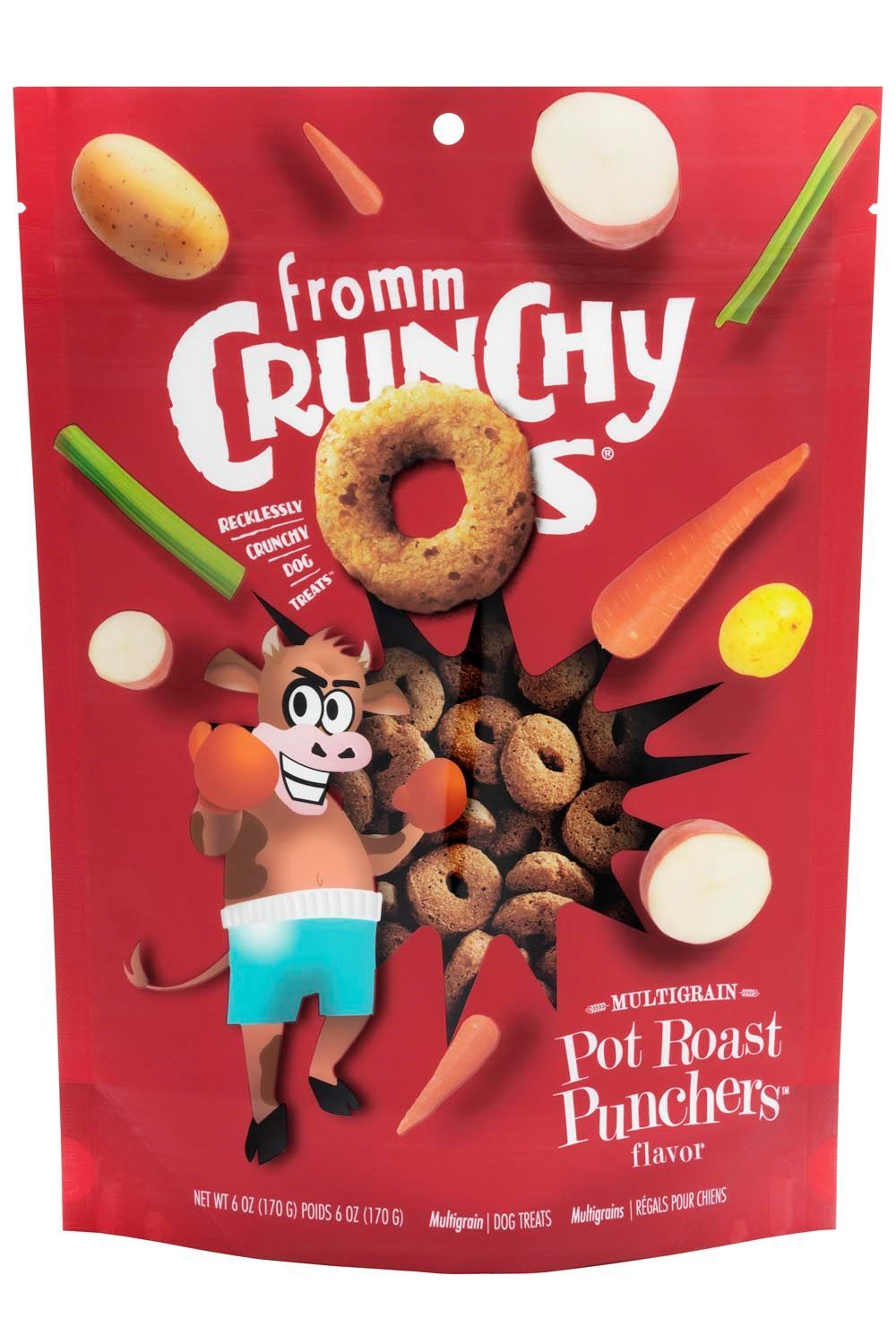 Crunchy O's Pot Roast Punchers bœuf - gâteries pour chien