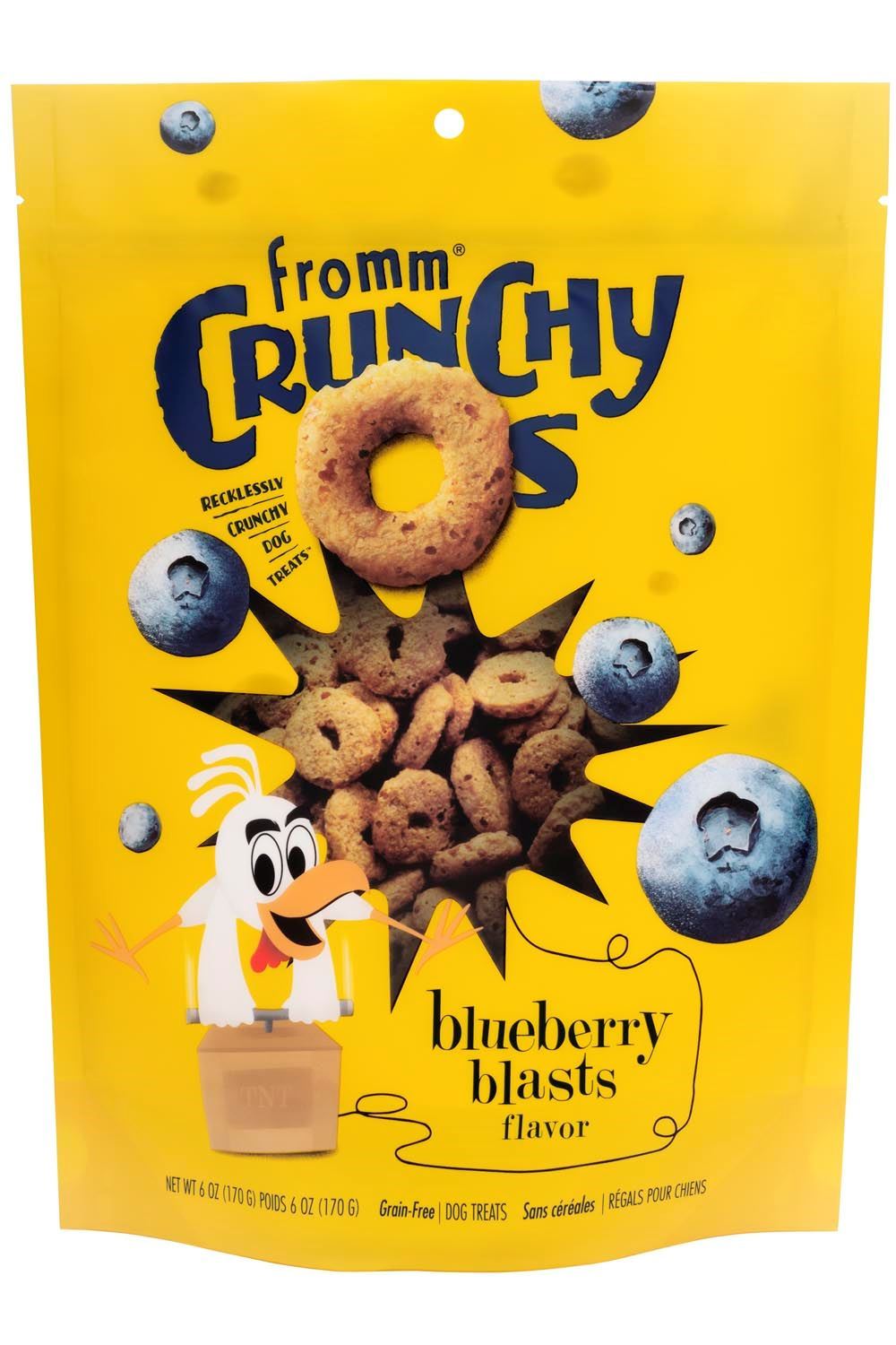 Crunchy O's Blueberry Blasts bleuets - gâteries pour chien