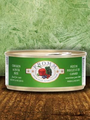Four-Star pâté poulet et canard - nourriture humide pour chat 156 g