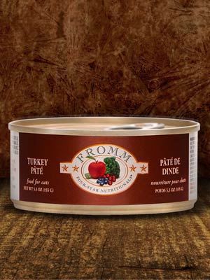 Four-Star pâté dinde - nourriture humide pour chat 156 g