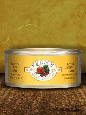 Four-Star pâté dinde et canard - nourriture humide pour chat 156 g