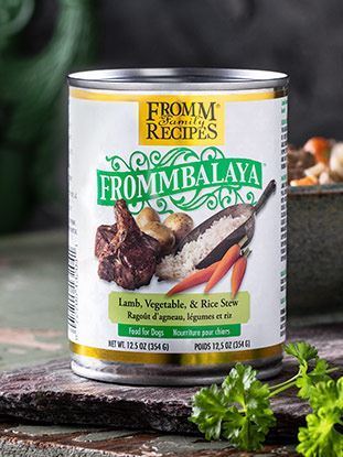 Frommbalaya ragoût agneau, légumes et riz - nourriture humide pour chien 354 g