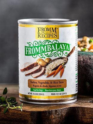 Frommbalaya ragoût dinde, légumes et riz - nourriture humide pour chien 354 g