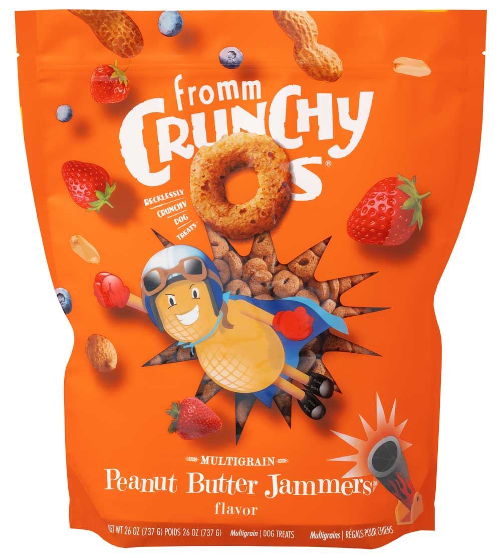 Crunchy O's Peanut Butter Jammers beurre d'arachide - gâteries pour chien
